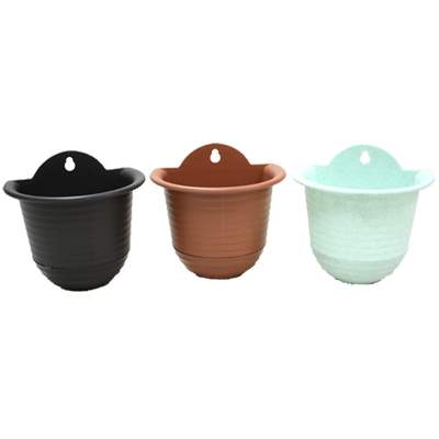 L076 Semi-Circle Wall Hanging Pot