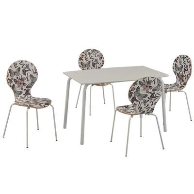Dining Chair and Table Set F-5389 & F-5548G Butterfly