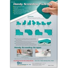 PW-150  HANDY SCREEDING PADS SET / 2