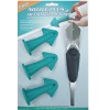 PW-138-132    NOZZLE PLUS &METAL SCRAPER SET SILICONE CAULKING TOOLS