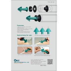 PW-138-HD   NOZZLE FIX-PLUS SILICONE CAULKING TOOLS / 2