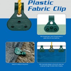 PC-321-12  PLASTIC FABRIC CLIPS WITH GRIP / 3
