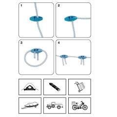PC-307-75    MAGIC ROPE TIE ( 75 CM ) / 3
