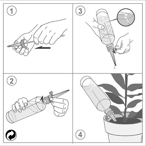 Adjustable Watering Spike With Control Valve JC-3301 / 3