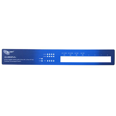 Plastic Mylar Nameplate ZY-065-01