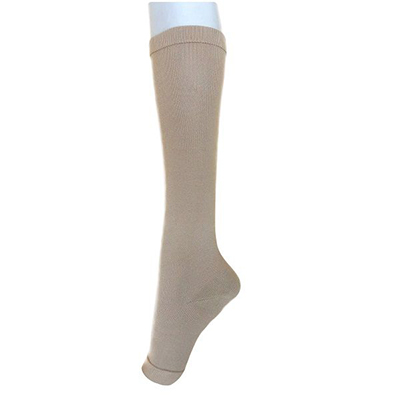 Compression Knee-High Socks w/Open Toe-HS-3601