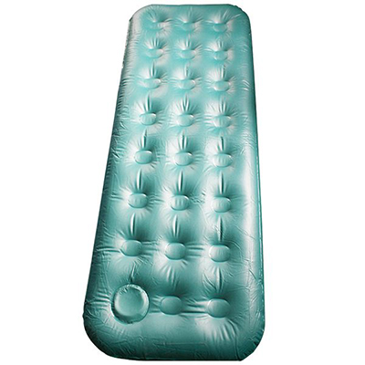 Flocked Air Bed With Built-In Foot Pump 221022