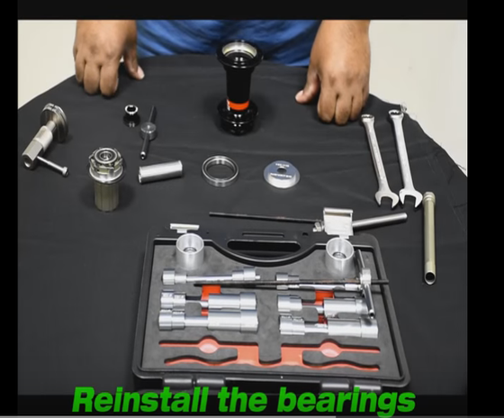 Service your hub reinstall bearings D542SB