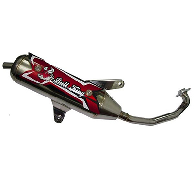 Bull-king  Integrated stainless exhaust pipe