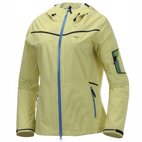 Breathable and Waterproof Jacket-CHSJW1602 (Rose)/(Lemon-yellow)/(Blue) / 2