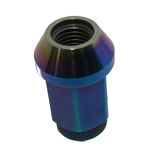 Titanium Hexagonal Nut PVD Burn Blue / 2