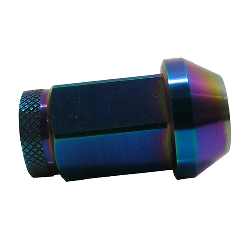 Titanium Hexagonal Nut PVD Burn Blue / 3