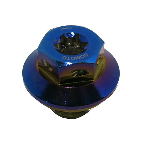 Titanium Hexagonal Motorcycle Nut / 3