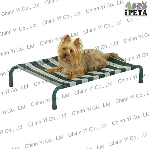 (P11121~P11123) Classic Dog Bed - Green & White / 3