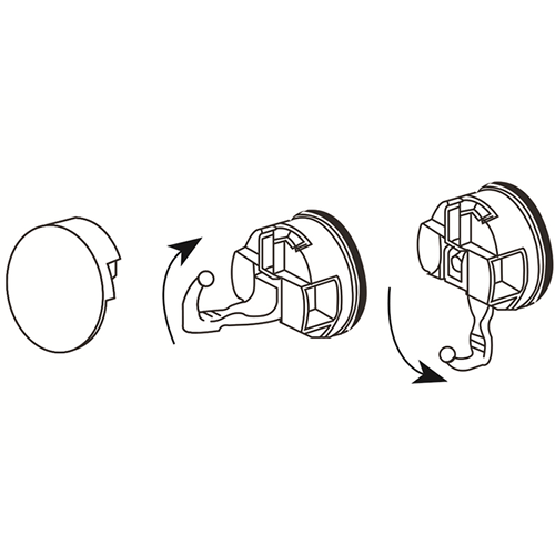 Multifunctional Hook w/ Suction Pad - C501001 / 3