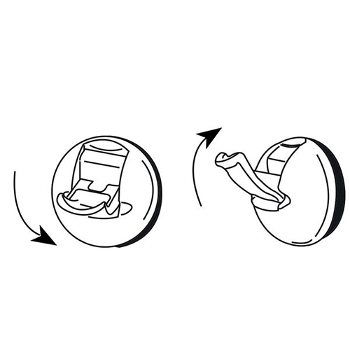 Metal Hook w/ Suction Pad - C501002 / 3