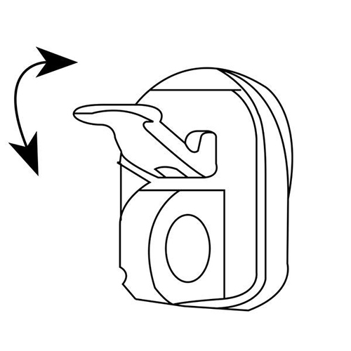 3 Bars towel Holder w/ Suction Pad - C504001 / 3