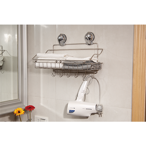 Stuff Basket w/ Hooks w/ Suction Pad - C505009 / 2