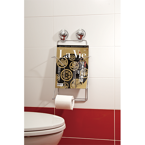 Magazine / Toilet Paper Shelf w/ Suction Pad - C505014 / 2