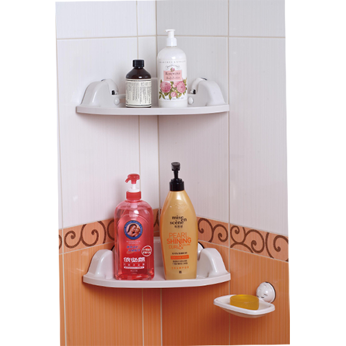 Corner Shelf w/ Suction Pad - C506001 / 3
