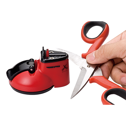 2 In 1 knife Sharpener w/ Suction Pad [ Knife/Scissor] - C515016N / 2