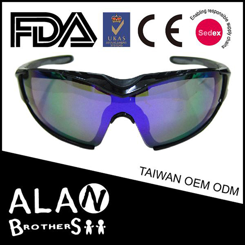 Mens Sport Full Shield Wrap Around Polarized Outdo Sports Sunglasses / 2