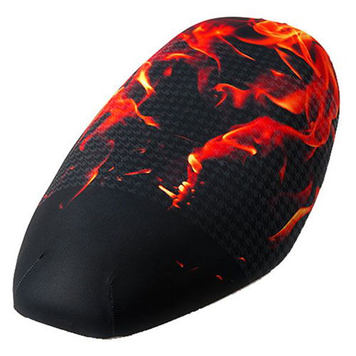 Motorcycle Seat Cover Fire1 - YY0010 / 3