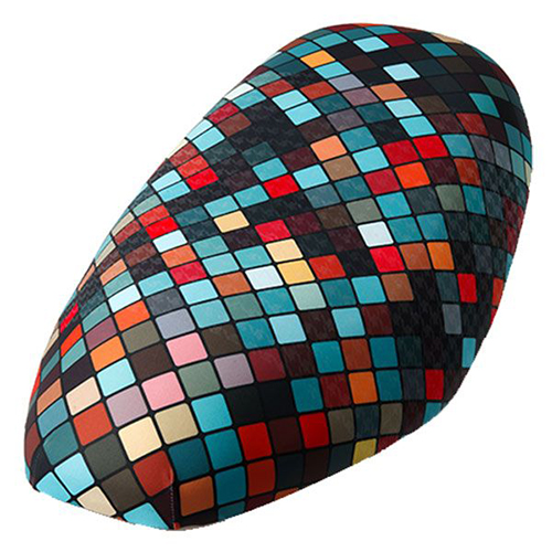 Motorcycle Seat Cover Mosaic tile - YY0005 / 3