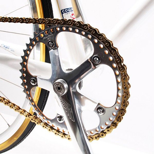 Single Speed Inner Color Crank Set / 3