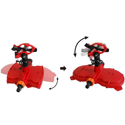 Plastic Adjustable Impulse Sprinkler with Expandable Base 37801EA / 2