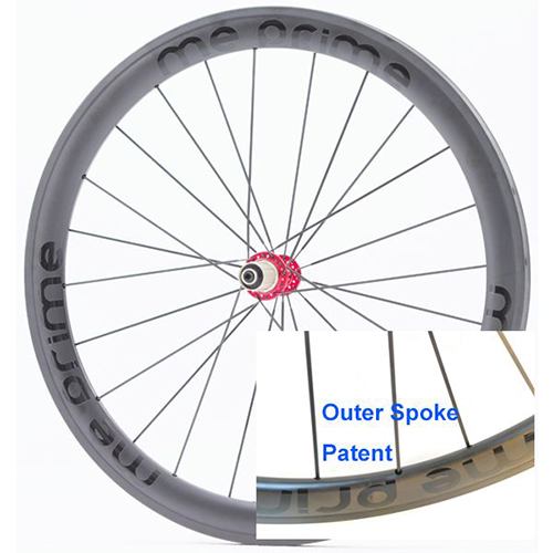 me prime 3858 700C Full Carbon Outer Spoke Tubular / 2