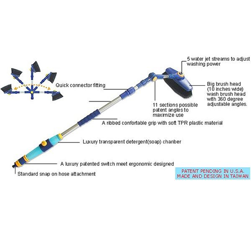 Car Wash/Window Wash/Yard Wash Spray Brush Jet / 2