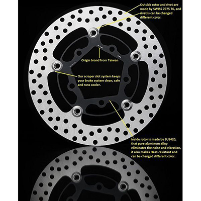 SMAX 245mm Floating Rear Brake Disc