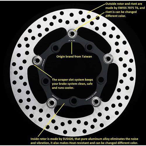 Kymco Racing 240mm Floating Brake Disc / 2