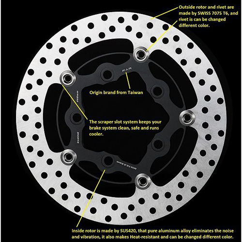 Kymco Racing 260mm Floating Brake Disc / 2