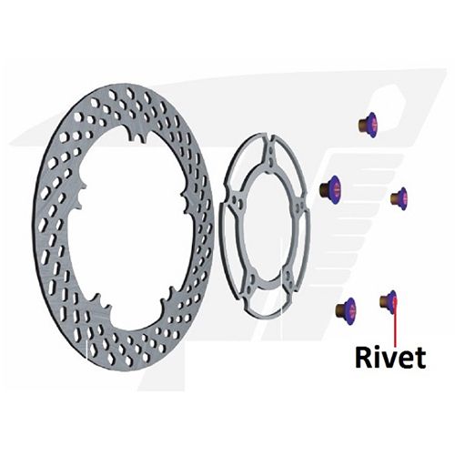 Motorcycle Brake Accessories - Rivet / 2