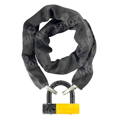 High security mini 2 Wheel Security Chains U lock