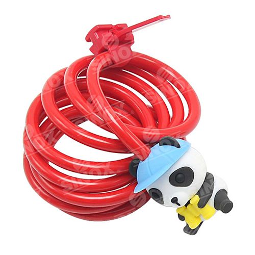 Animal Characters Design 2 Wheel Security key Cable Lock / 3