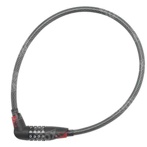 Double Injection Design 2 Wheel Security Combination Cable Locks / 2