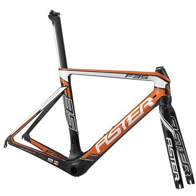 Road Bike Frame F35 Orange-White