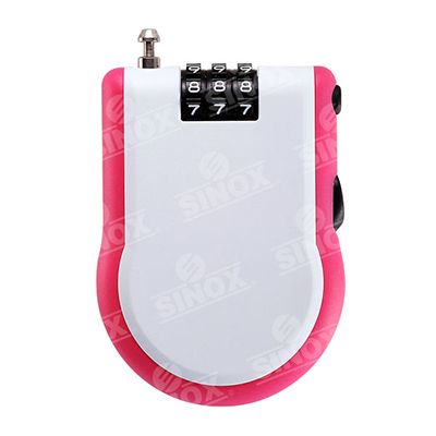 TL955 Versatile application 3 digit Retractable cable lock