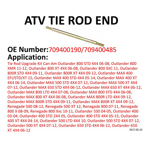 ATV TIE ROD END 709400190 709400485 / 2
