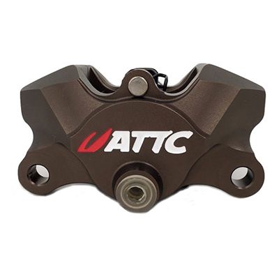 Attc CNC 4 Pistons Brake Caliper2_Burned