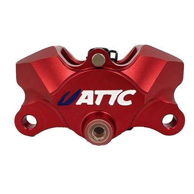 Attc CNC 4 Pistons Brake Caliper4_Burned