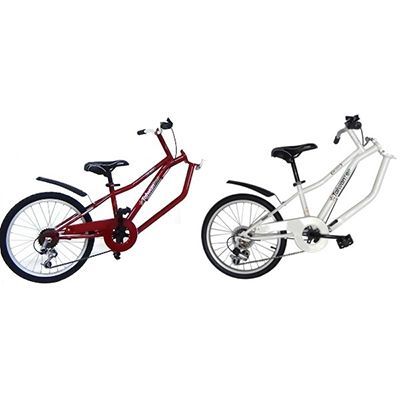 FOLLOWER - 20 inch 6 spd folding tag along trailer bike