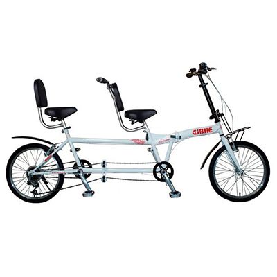 PIONEER 2 seaters - 20 inch 6 spd folding tandem bicycle