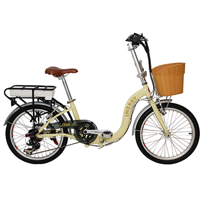 E-SMILE_20 inch 7 spd super low step folding E-bike