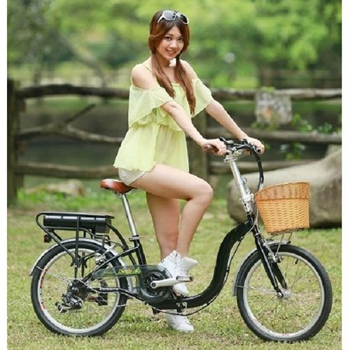E-SMILE_20 inch 7 spd super low step folding E-bike / 3