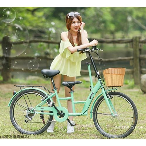 HAPPY MOM - 24 inch 6 spd mom and baby bike / 3