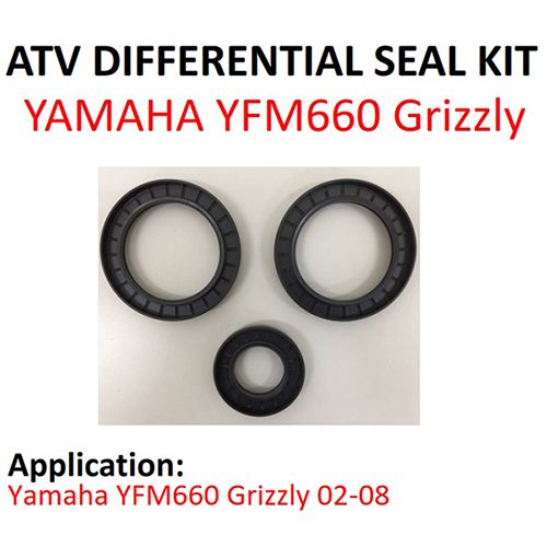 ATV Differential Seal Kit FOR Rear Yamaha YFM660 Grizzly / 2